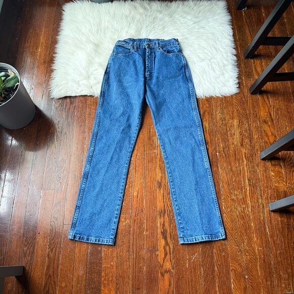 Vintage Wrangler Straight Leg Jeans High Waisted - Picture 5 of 10